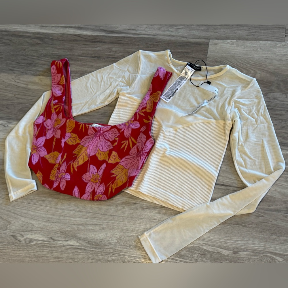 ZARA CROPPED TOPS